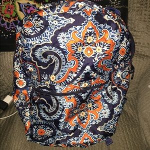 Vera Bradley bookbag. Folds up